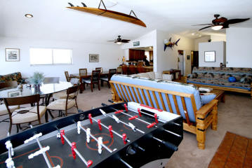 Foos Ball table in the Great Room