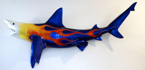 This shark won't bite. This shark won't bite.