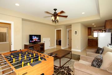 Downstairs family room
