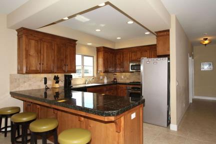 Upgraded Upstairs Kitchen is fully equipped